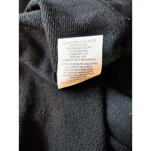 Luxology Black Red Striped Dress Knit Cotton Poly Blend 3/4 Sleeves XL NWT - Picture 6 of 6